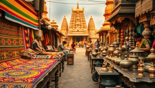 Shopping places in Tamil Nadu - AI Image